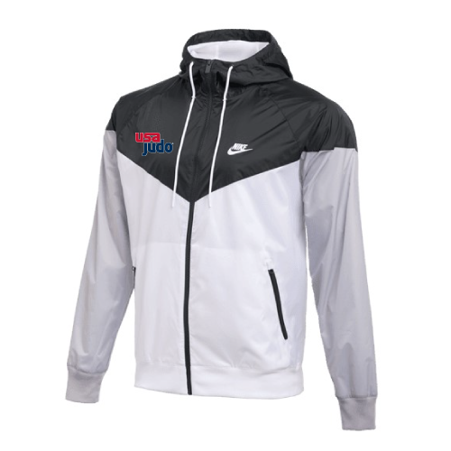 en general transferencia de dinero seno Nike Men's USA Judo Windrunner Jacket - Black/White/Wolf Grey/White