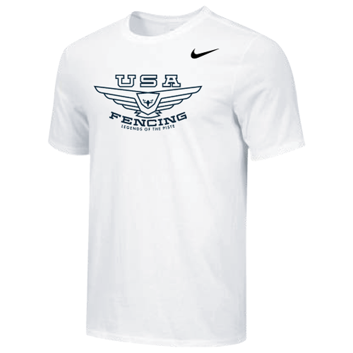 Nike Men's USA Fencing Legends of the Piste Tee White/Navy