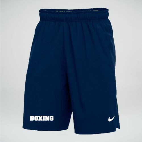 Nike Men's Boxing Flex Woven Training Short W/Pockets - Navy/White