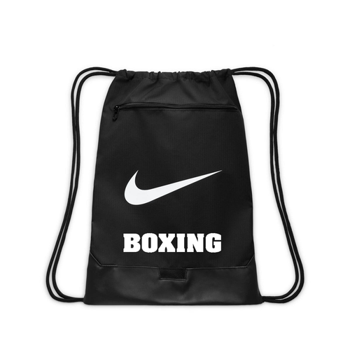 nike gym sack black