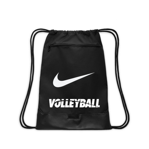 Nike Volleyball Brasilia 9.5 Training Gym Sack - Black/White