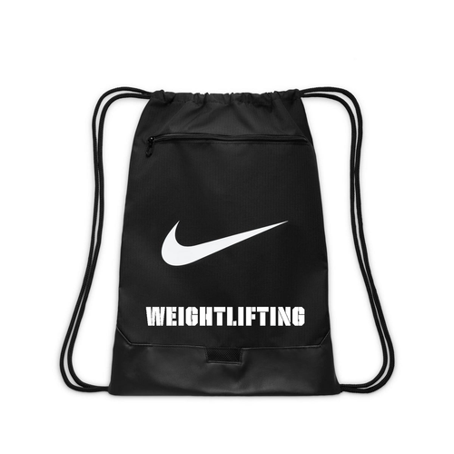 black nike string bag