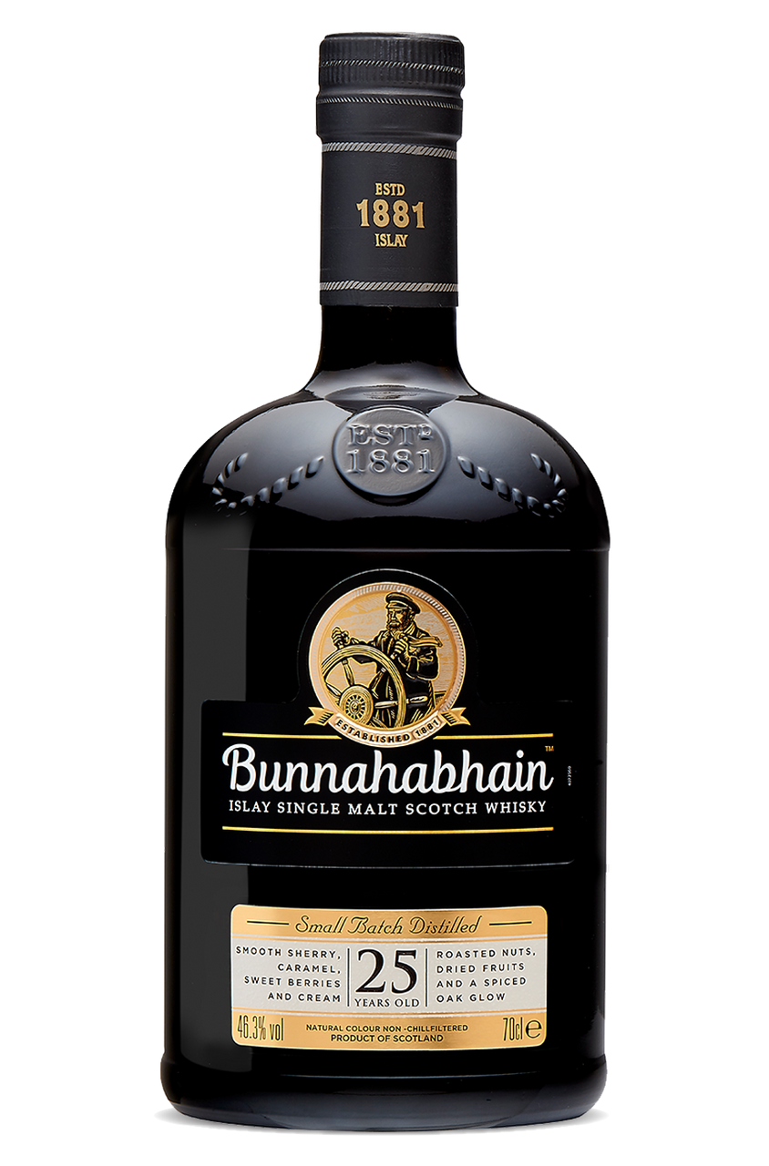 Bunnahabhain 25 YO Islay Single Malt Scotch Whisky 46.3% 700ml - EuroVintage