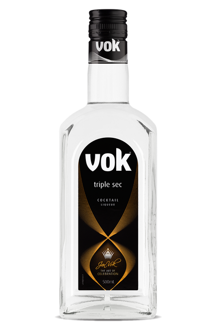 Vok Triple Sec Liqueur 20% 500ml 6pk