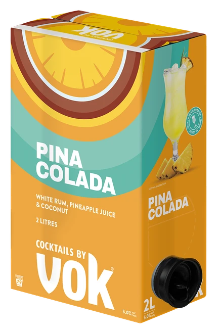 Vok Pina Colada 5% 2L Batch Managed - 6pk