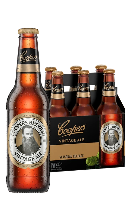 Coopers Vintage Ale 7.5% (4 x 6 Pack) 355ml 2026 - 24pk