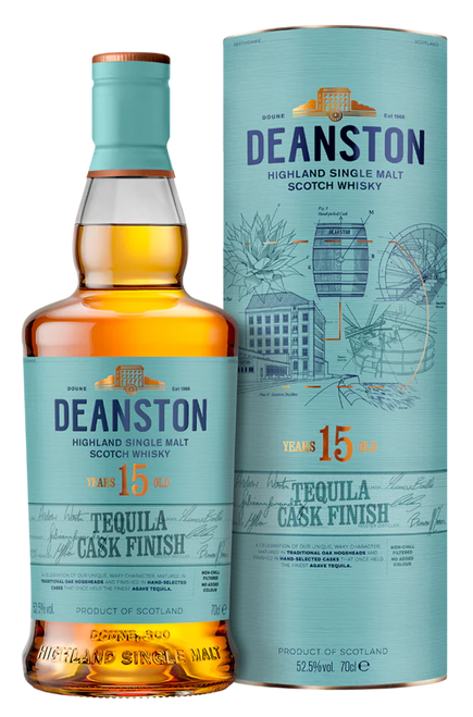 Deanston 15 YO Tequila Cask Finish Single Malt Scotch Whisky 52.5% 700ml 6pk