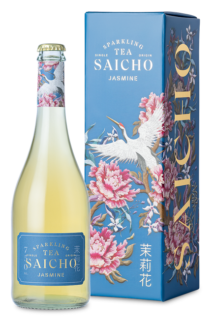 Saicho Sparkling Tea Jasmine 750ml (Gift Box) 6pk
