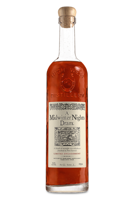 High West Mid Winter Nights Dram 50% 750ml 6pk