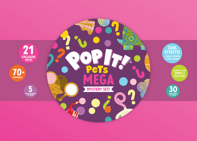 Pop It! Pets Season 1 - Mystery Bag | 5 Pets in Each Bag | Mini  Collectables | Cute Fidget and Sensory Toy | Over 100 Companions to Collect  and Trade