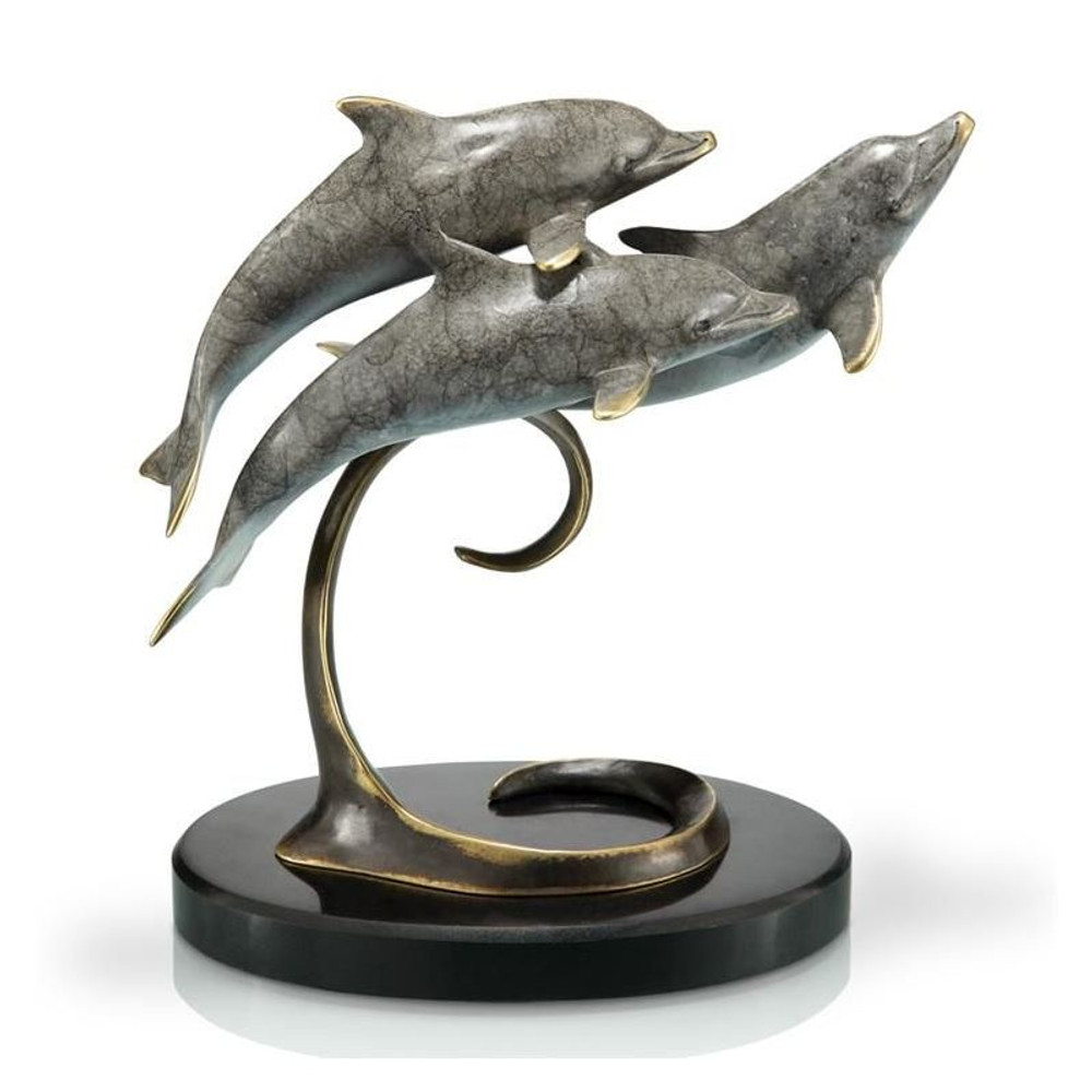 Dolphin Triple Sculpture | 80227 | SPI Home