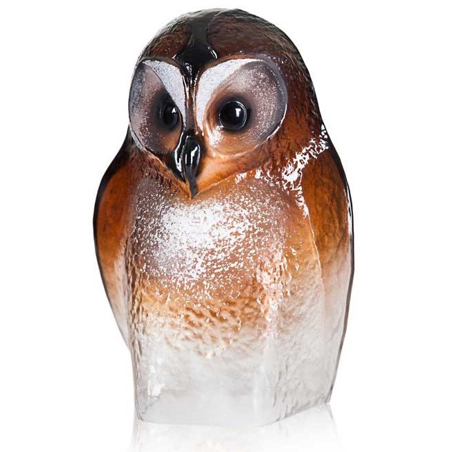 Owl Brown Crystal Sculpture | 34245 | Mats Jonasson Maleras Owl Brown Crystal Sculpture | 34245 | Mats Jonasson Maleras