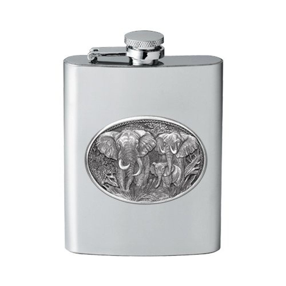 Elephant Flask | Heritage Pewter | HPIFSK120