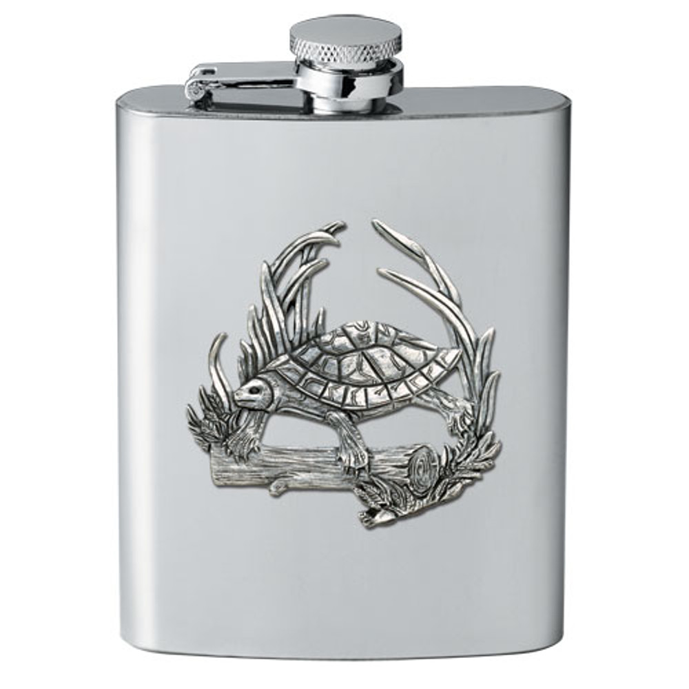 Turtle Flask | Heritage Pewter | HPIFSK4115