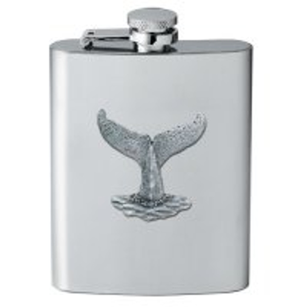 Whale Tail Flask | Heritage Pewter | HPIFSK4057