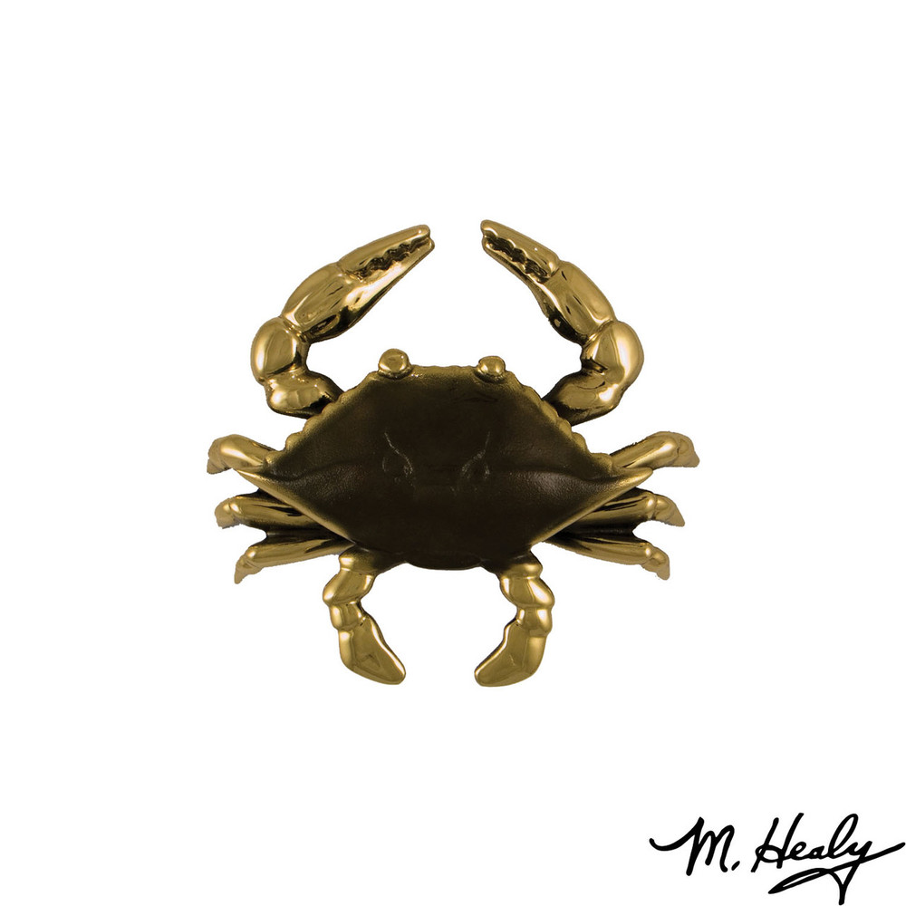 Blue Crab Brass Door Knocker | MHS131 | Michael Healy