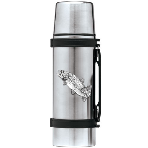 Heritage Pewter Trout Thermos