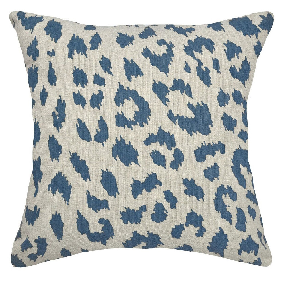 Cheetah Linen Pillow Cheetah Print Pillow