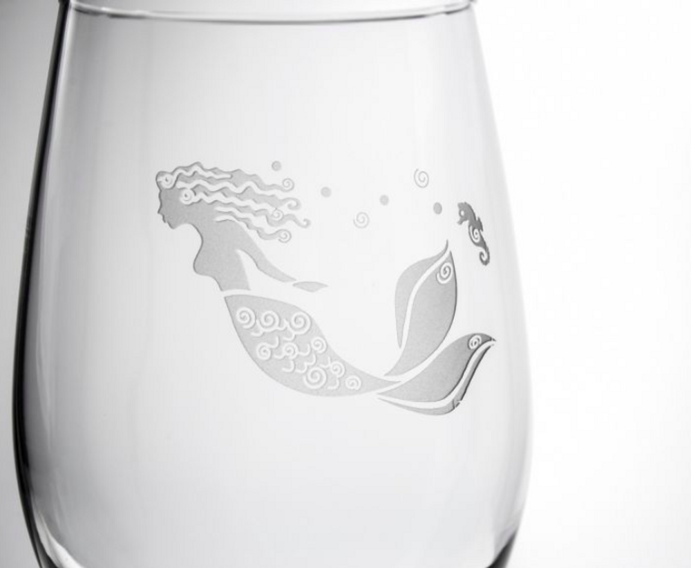 Mermaid 18 oz Wine Glass Set of 4 | Rolf Glass | 268262
