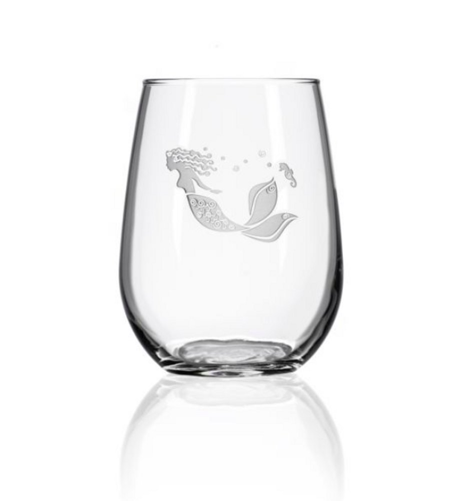 Mermaid Wine Tumbler Set of 4 | Rolf Glass | 268330