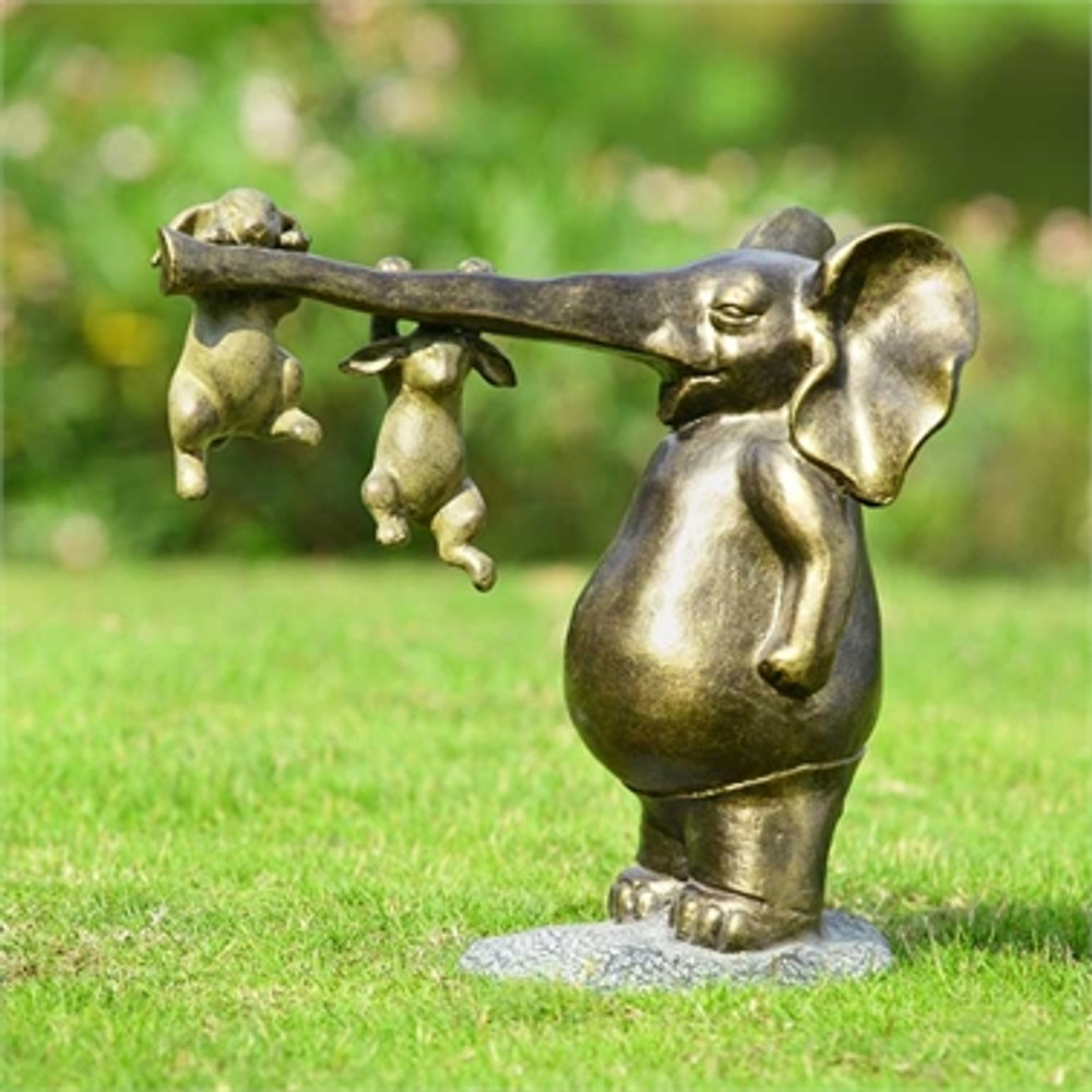 Elephant Garden Sculpture | "Hang in There" | 34650 | SPI Home