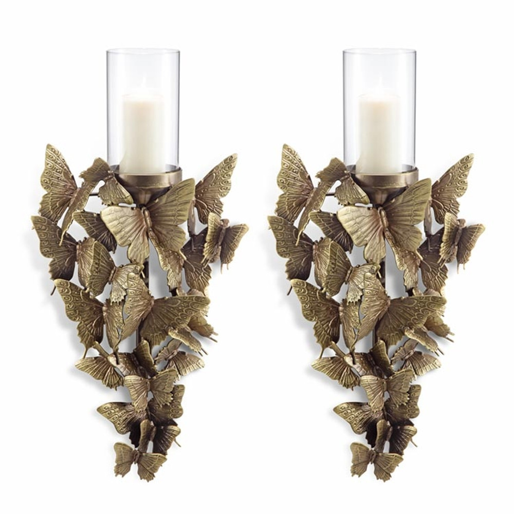Butterfly Wall Sconce Set of 2 | 34660 | SPI Home