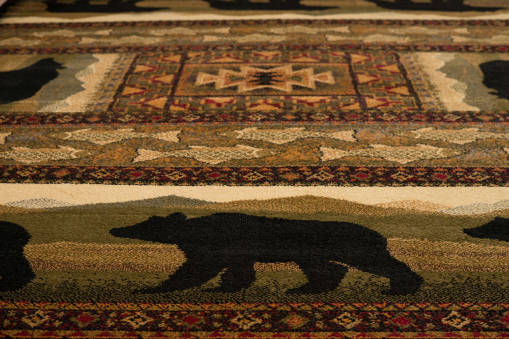 Black Bears Area Rug | United Weavers | UW750-01943