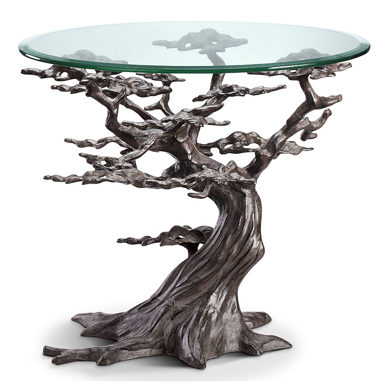 Cypress Tree End Table Furniture Spi Home
