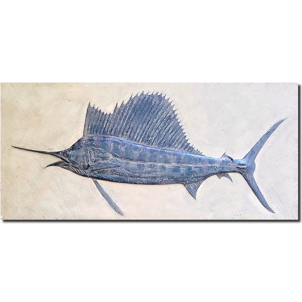 Sailfish Bas Relief Ltd Edition Wall Art | Rod Zullo