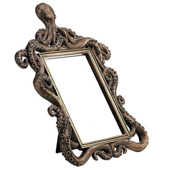 Octopus Mirror Steampunk Unicorn Studios