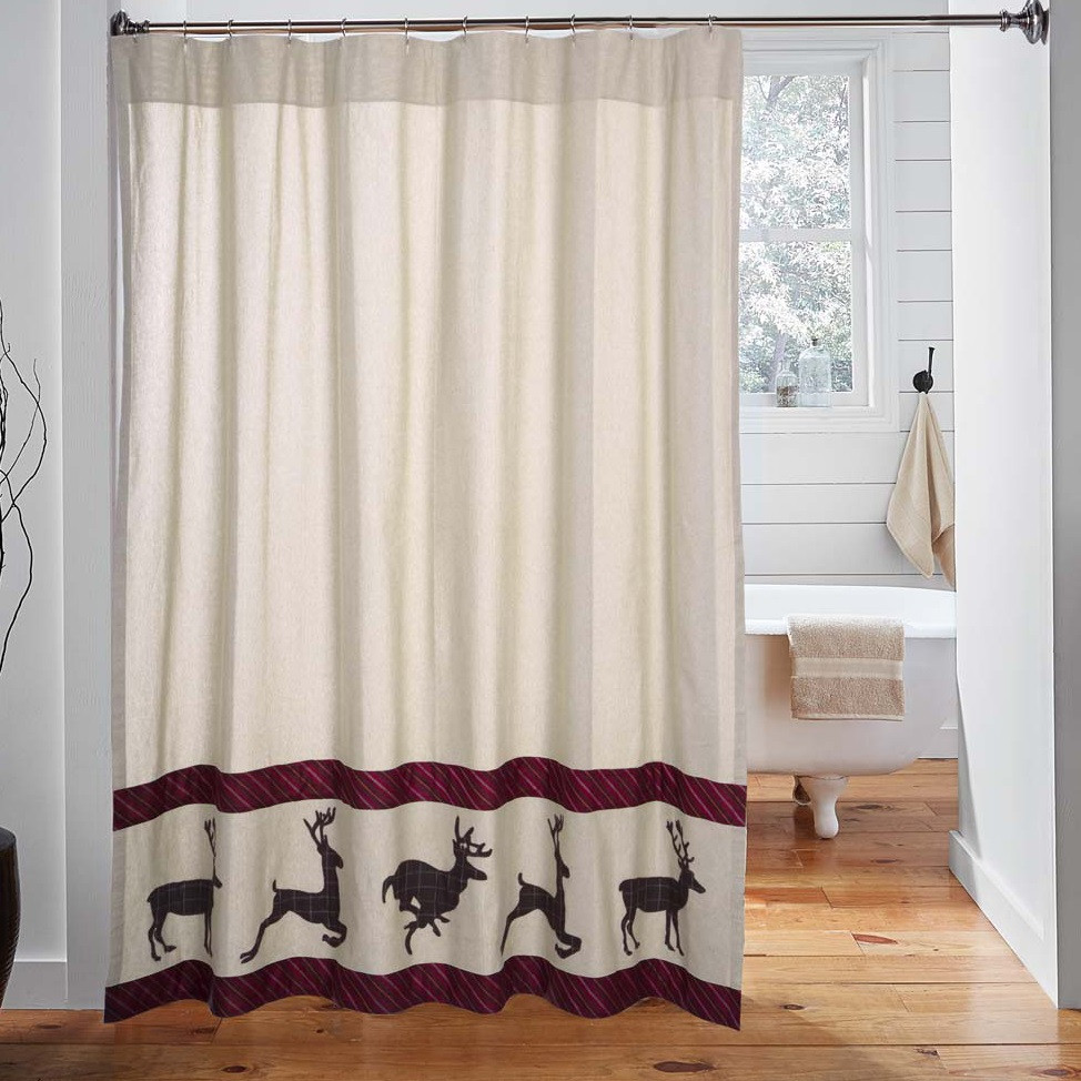 VHC Brands Wyatt Shower Curtain - Thumbnail 5