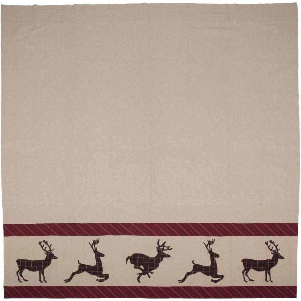 VHC Brands Wyatt Shower Curtain - Thumbnail 4
