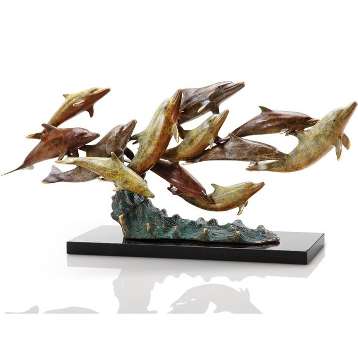 Dolphin Sculpture | Dozen Dolphins | SPI Home