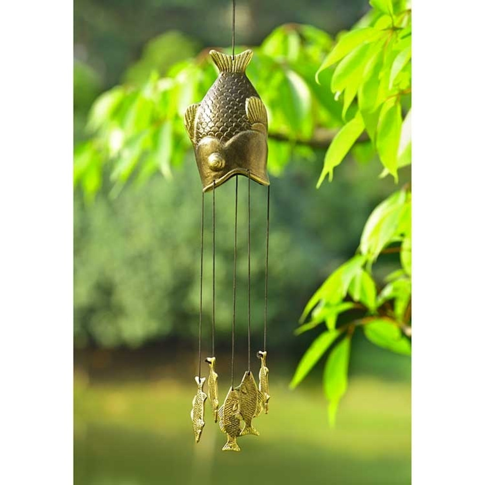 Hungry Fish Wind Chime | SPI Home | 34636 -2