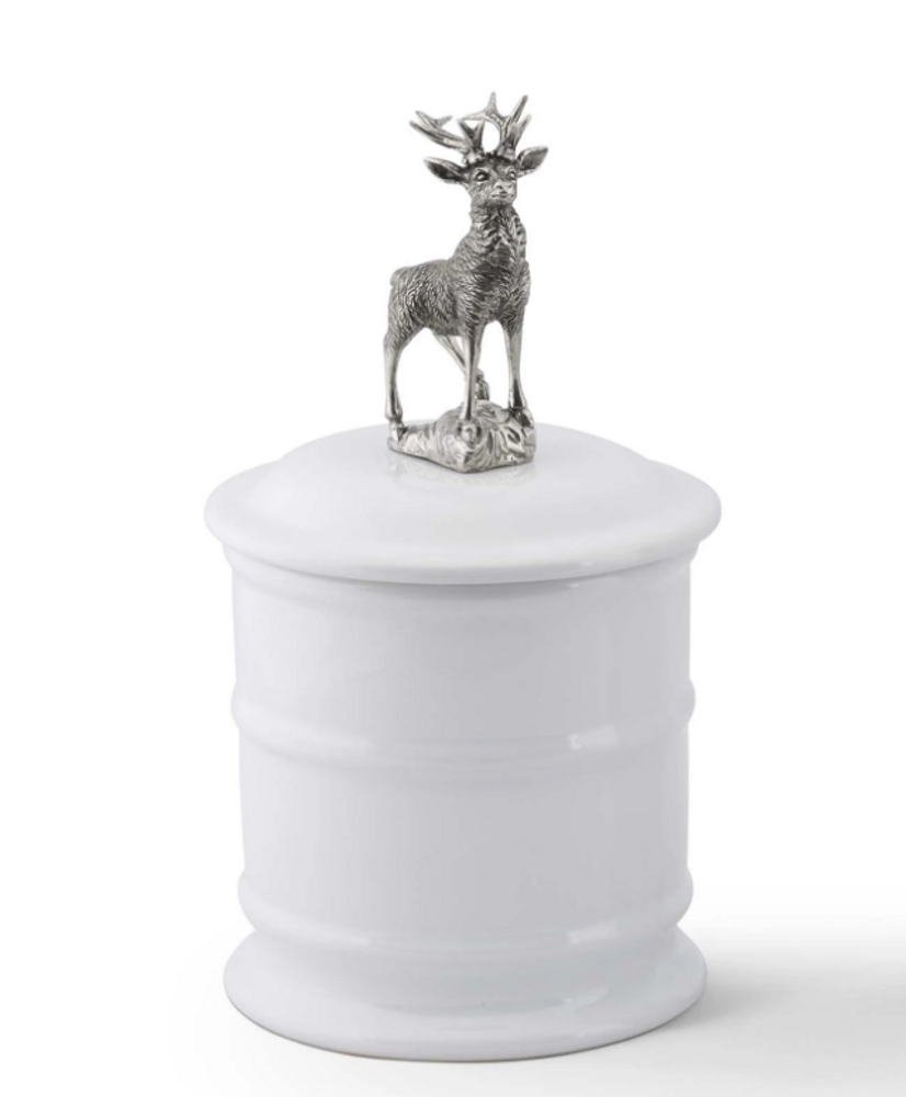 Elk Stoneware Canister Set of 2 | Vagabond House | B263E-H273E