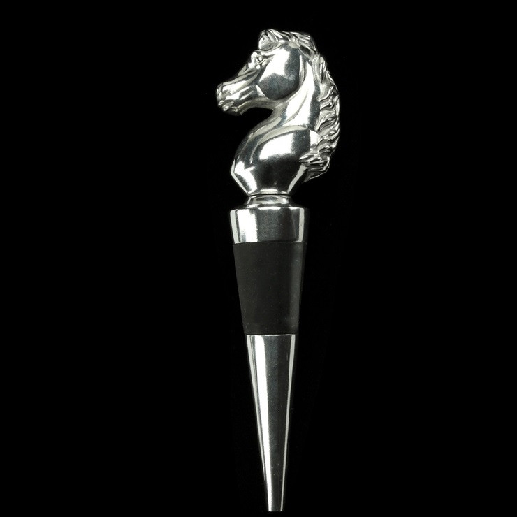 Arthur Court Horsehead Bottle Stopper - Thumbnail 2