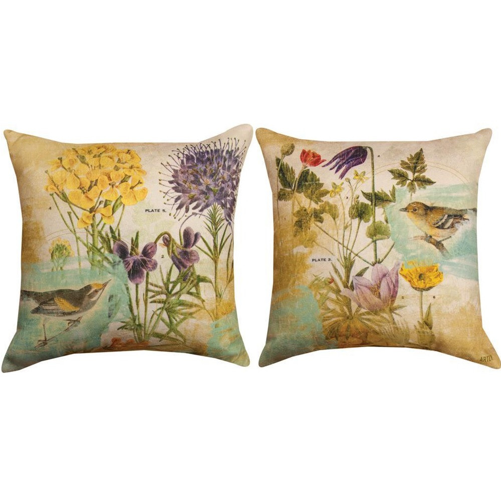 Goldfinch Reversible Pillow Indoor Outdoor Climaweave Manual