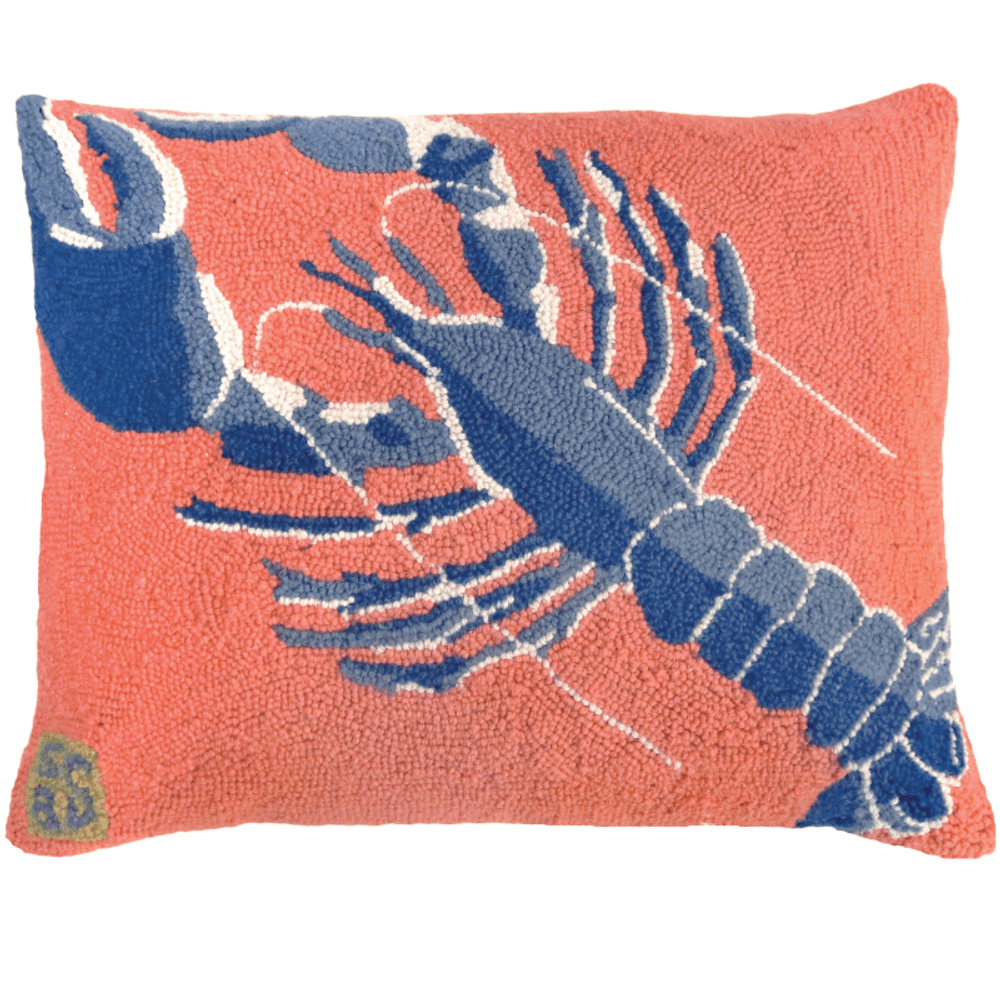 Rock Lobster Hooked Down Throw Pillow | Michaelian Home | MICNCU838