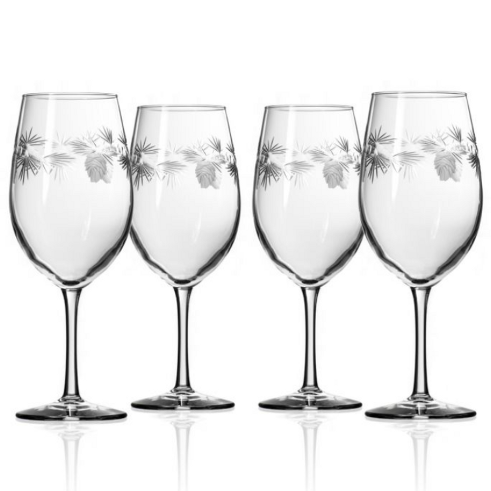 Icy Pine AP Large Wine Glass Set of 4 | Rolf Glass | 207261