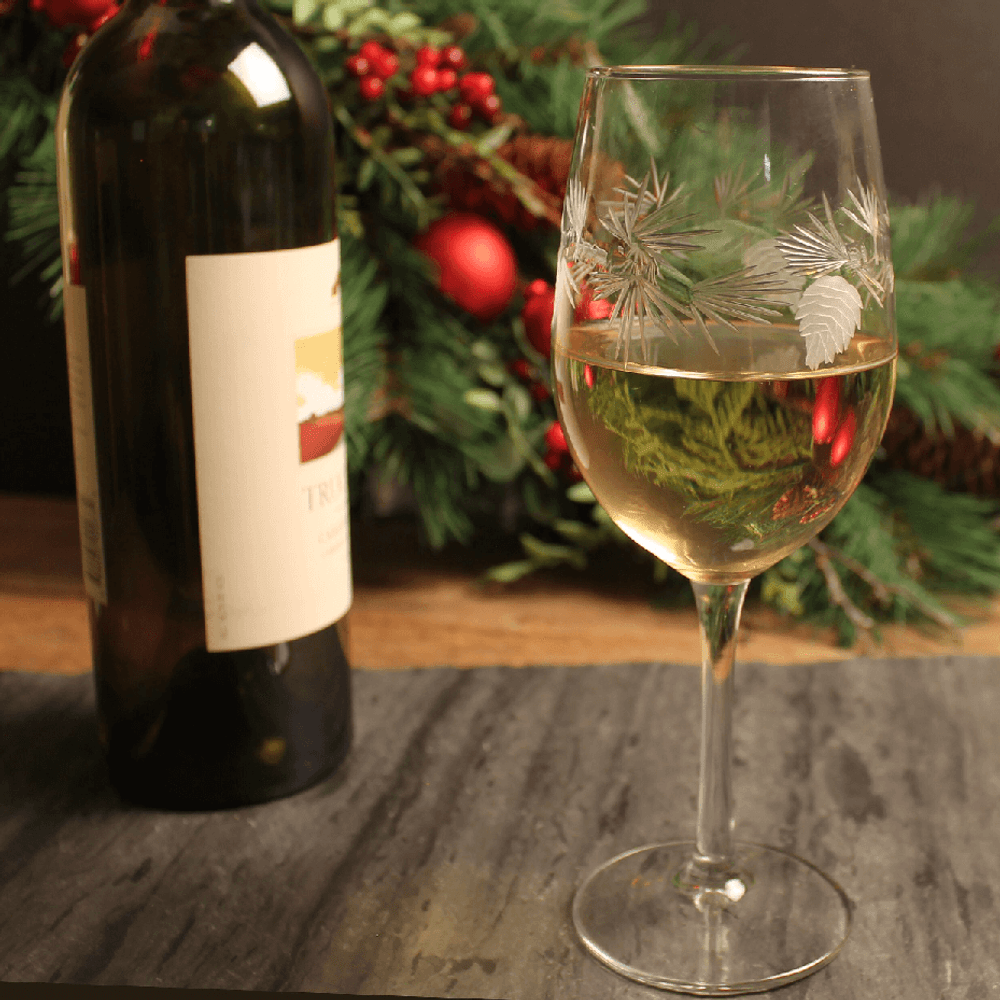 Icy Pine White Wine Glass Set of 4 | Rolf Glass | 207421