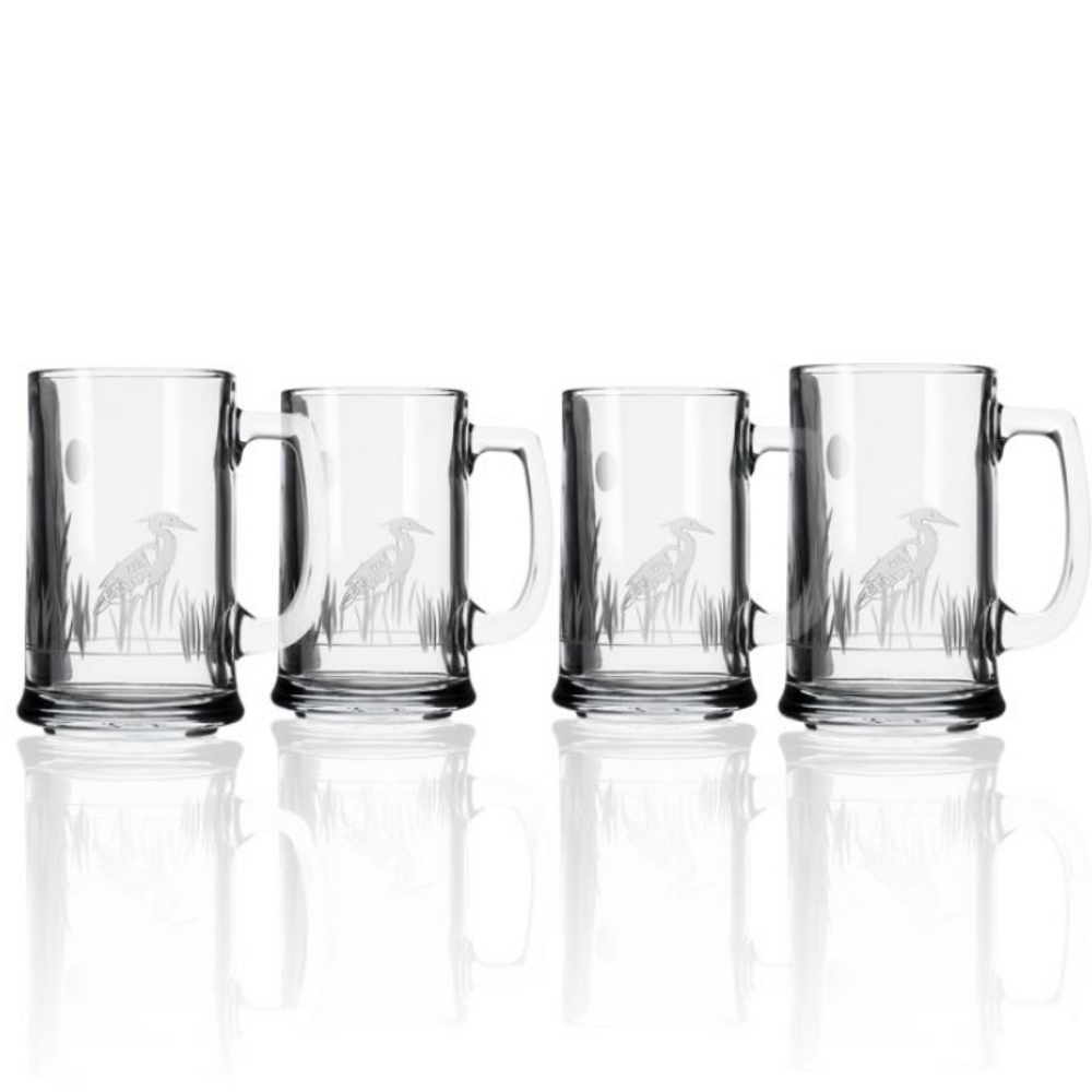 Heron Glass Beer Mug Set of 4 | Rolf Glass | 219080