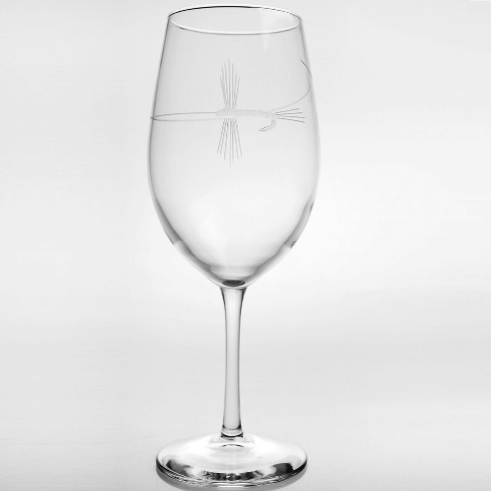 Rolf Glass Fly Fishing Stemless Wine Tumbler - Thumbnail 2