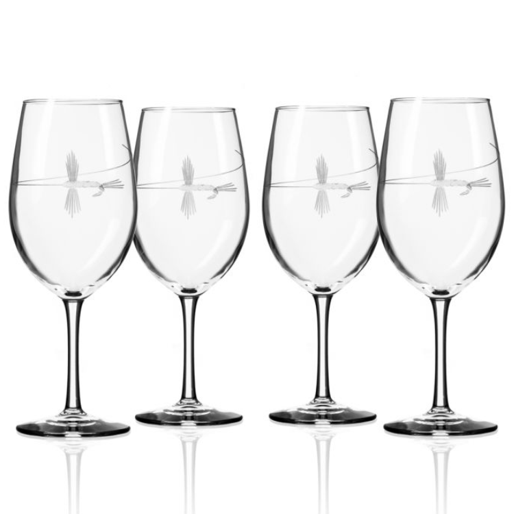 Rolf Glass Fly Fishing Stemless Wine Tumbler