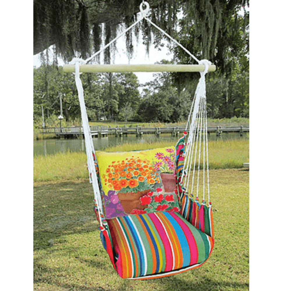 Flower Pot Hammock Chair Swing "Le Jardin" | Magnolia Casual | LJBC603-SP