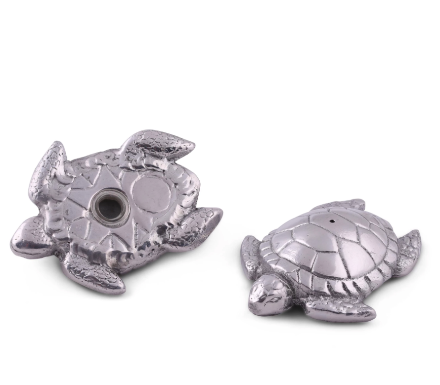 Arthur Court Designs Sea Turtle Salt and Pepper Shakers - Thumbnail 4