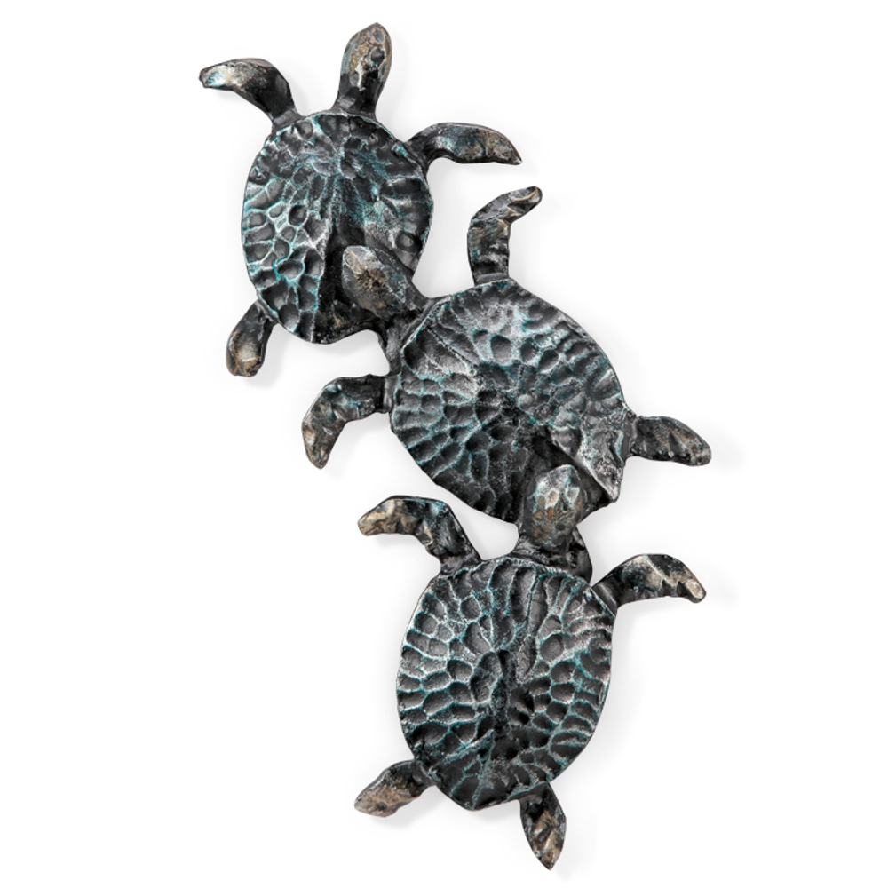 Sea Turtle Trio Desktop and Wall Sculpture | 51037 | SPI Home