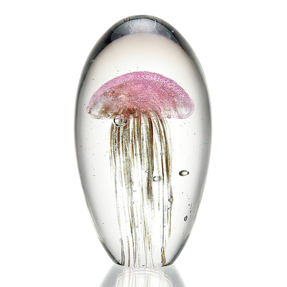 Pink Jellyfish Art Glass Sculpture | 58013 | SPI Home