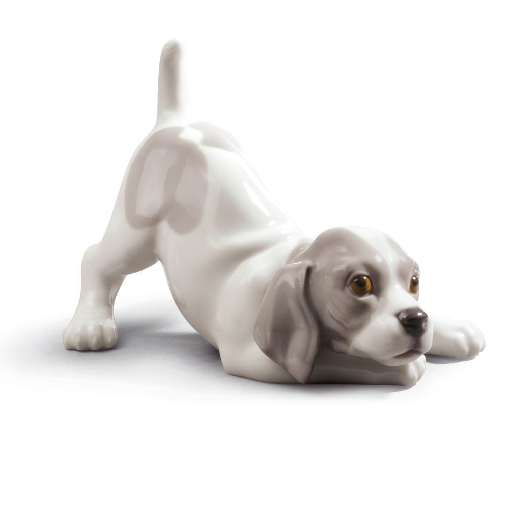 Dog Porcelain Figurine "Playful Puppy" | Lladro | 01009135