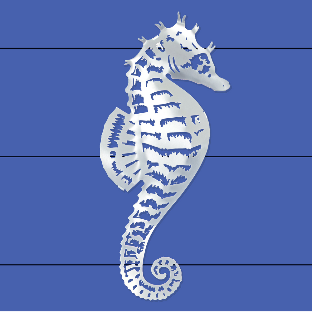 Sea Horse Stainless Steel Wall Art | R Mended Metals | 100203