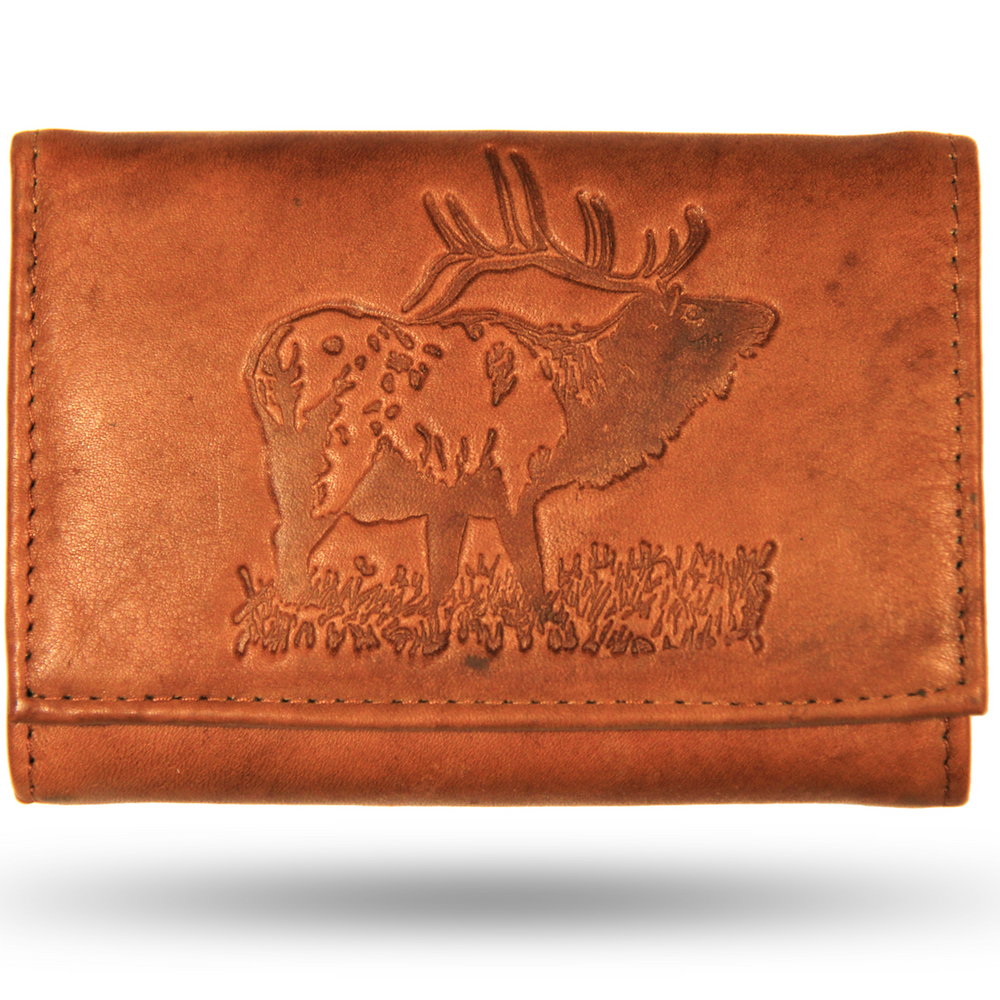 Elk Men's Leather Trifold Wallet